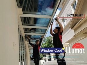 Window-Cool LLumar Window Film For Skylight (Installing LLumar Window Film)